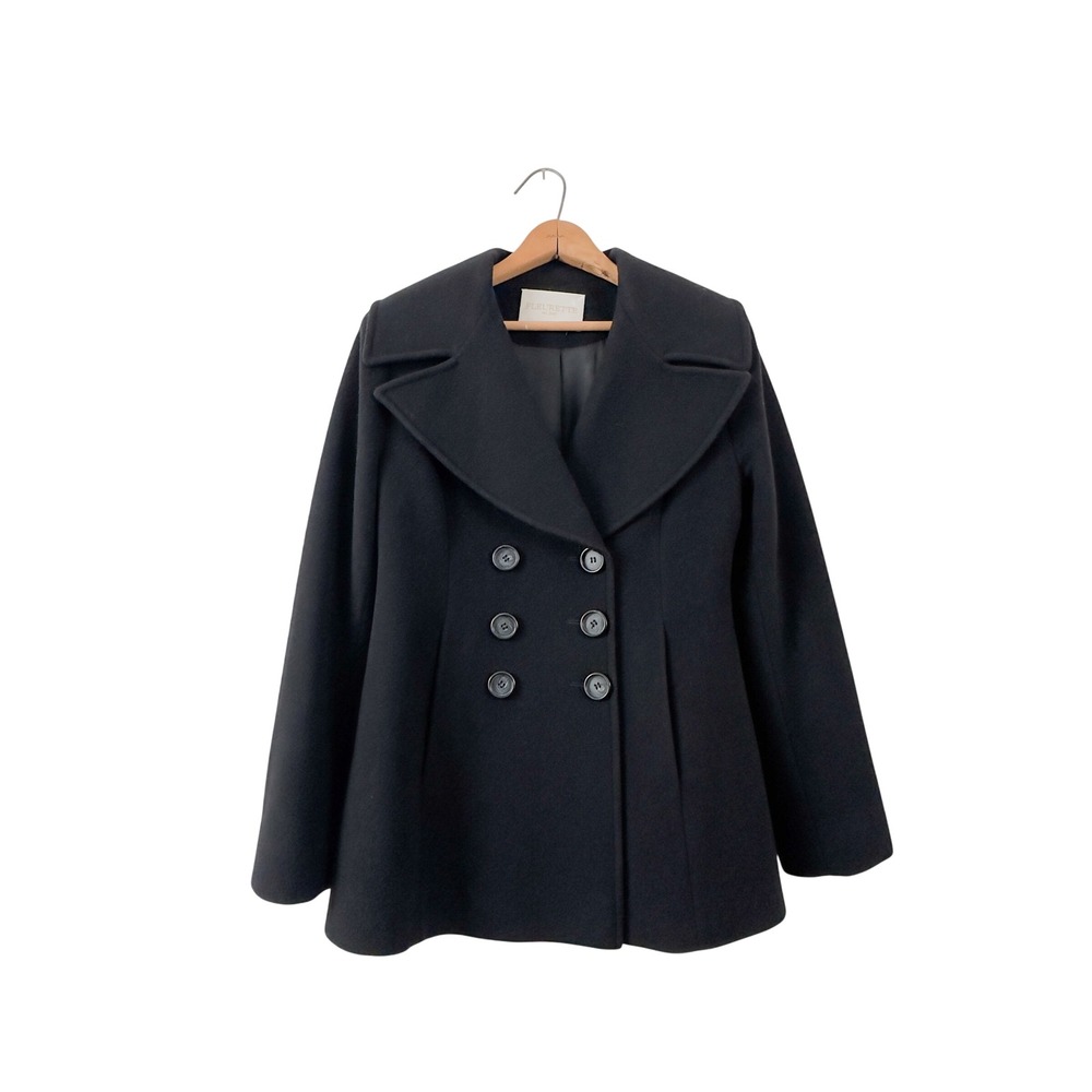 Fleurette Peacoat Black‎ Wool 8